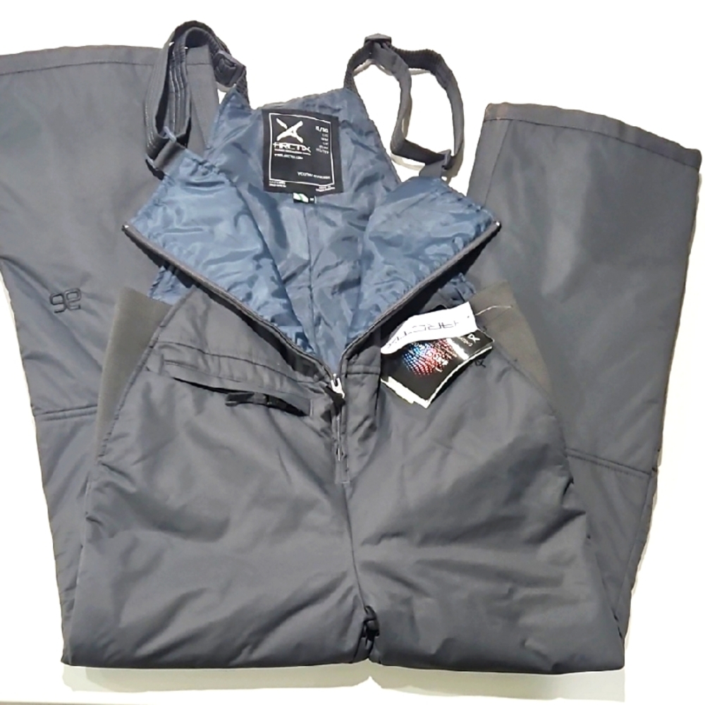 Youth Gray Ski Pants "Arctix"  Bibs